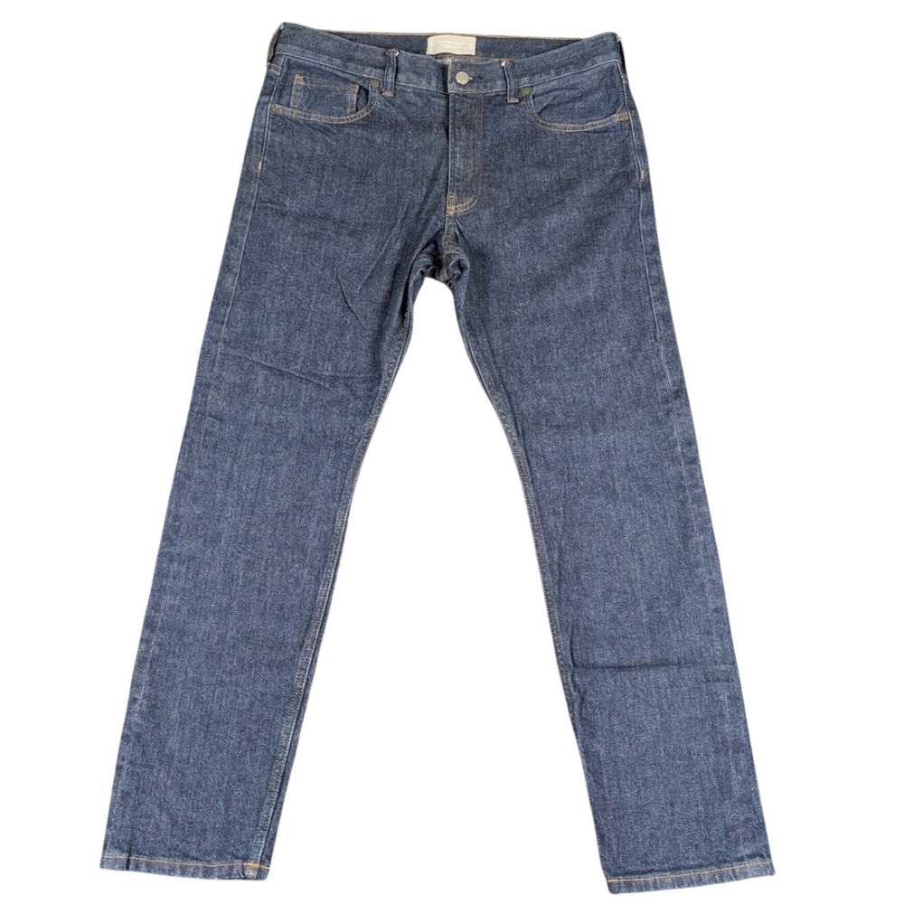 Everlane The Selvedge Slim Fit Jean Organic Cotton Dark Indigo Mens 33x30